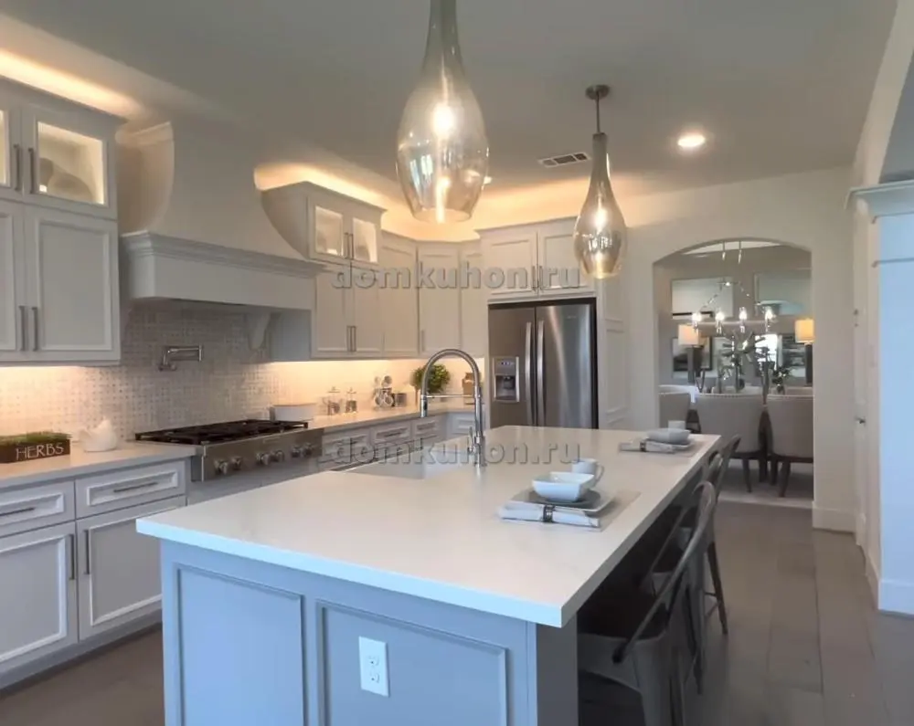 Кухня с островом - Фьюжен 2